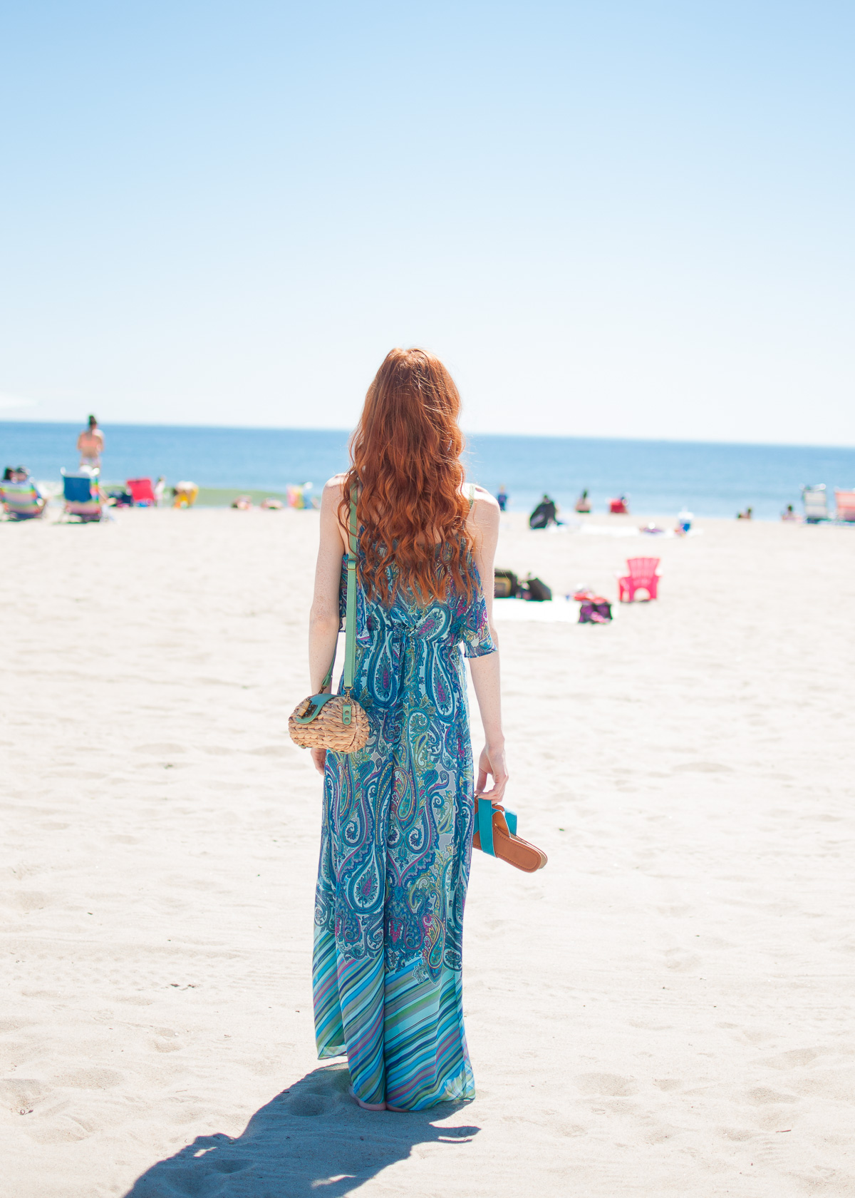Into the Blue summer maxi dress at Hampton Beach 