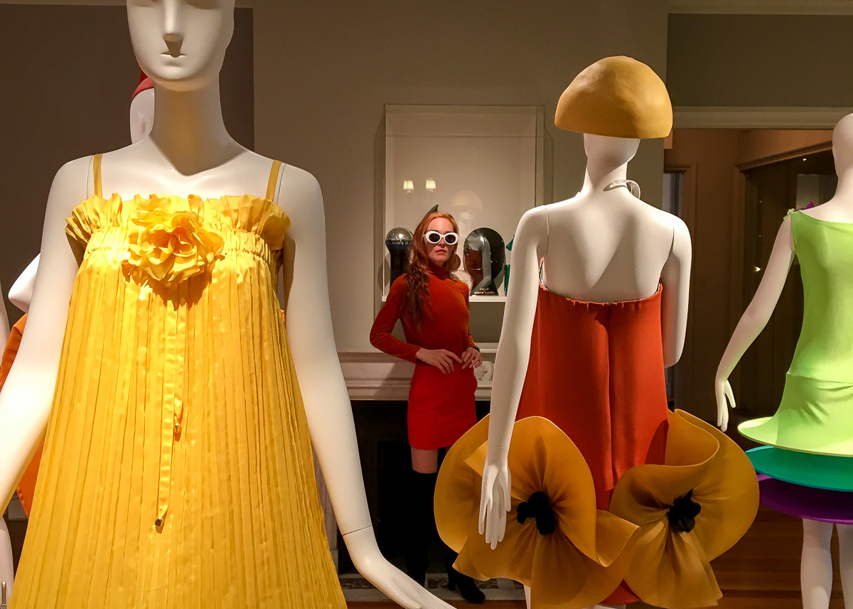 couture fashion designer Pierre Cardin exhibit at Rosecliff Newport