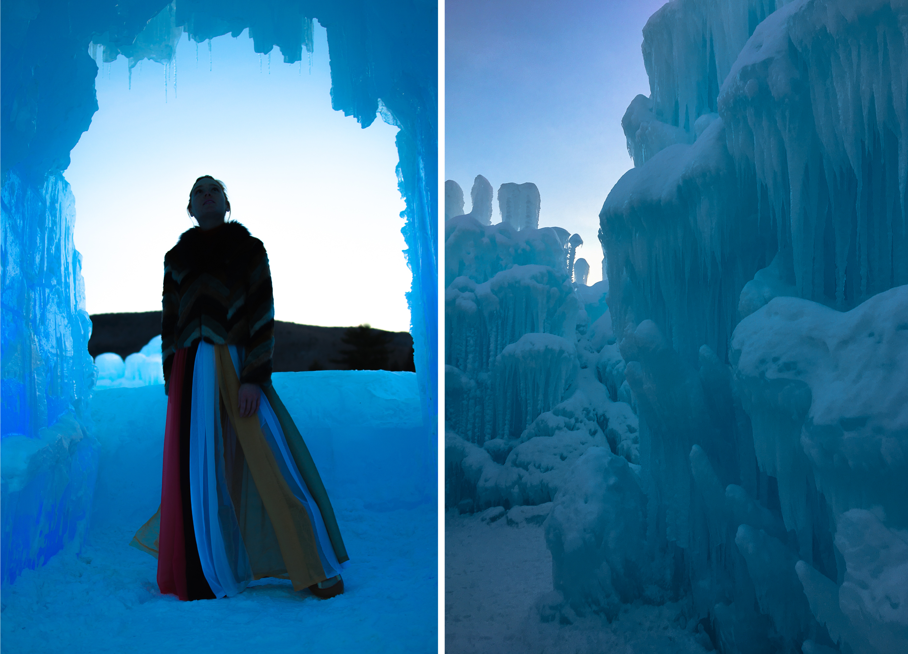 ice castles in Lincoln